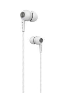Vadu austiņas Devia  Wired earphones Kintone jack 3,5mm white White