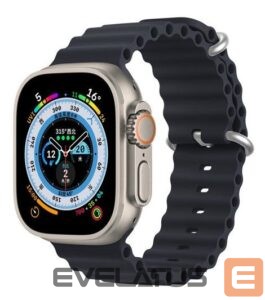 Strap Dux Ducis  Strap Watch Strap 8 / 7 / 6 / 5 / 4 / 3 / 2 / SE (45 / 44 / 42mm) Silicone Band Bracelet Dark Blue