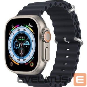 Strap Dux Ducis  Strap Watch Strap 8 / 7 / 6 / 5 / 4 / 3 / 2 / SE (45 / 44 / 42mm) Silicone Band Bracelet Dark Blue