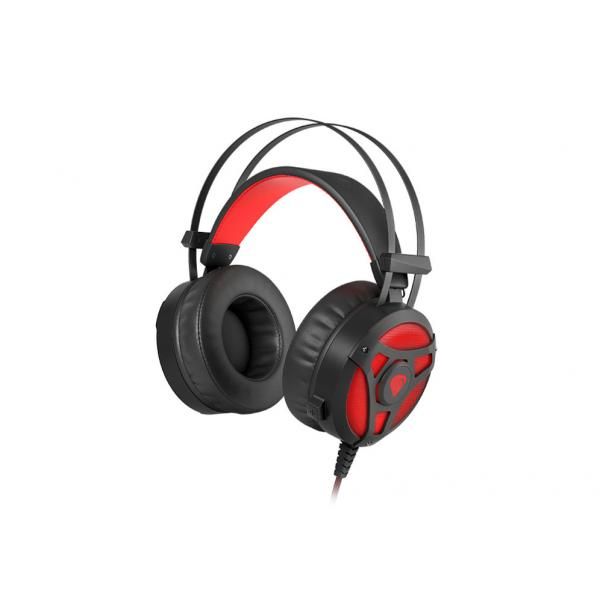 Bezvadu austiņas Genesis Gaming Headset Neon 360 Stereo Built-in microphone, Black/Red, Wired