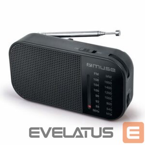 Interactive solution Muse  M-025 R, Portable radio, Black 