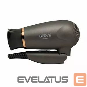 Juukseföön Camry  Hair Dryer CR 2261 1400 W, Number of temperature settings 2, Metallic Grey/Gold 