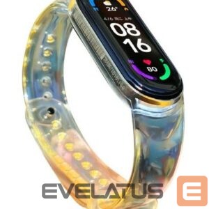 Strap iLike  Silicone band strap for Xiaomi Mi Band 6 / 5 Yellow