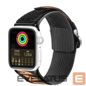 Rihm Dux Ducis  Strap (Outdoor Version) strap for Apple Watch Ultra, SE, 8, 7, 6, 5, 4, 3, 2, 1 (49, 45, 44, 42 mm) nylon Black Orange