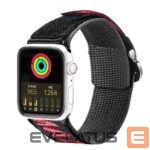 Ремешок Dux Ducis  Strap (Outdoor Version) strap for Apple Watch Ultra, SE, 8, 7, 6, 5, 4, 3, 2, 1 (49, 45, 44, 42 mm) nylon band bracelet Black Red