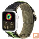 Rihm Dux Ducis  Strap (Outdoor Version) strap for Apple Watch Ultra, SE, 8, 7, 6, 5, 4, 3, 2, 1 (49, 45, 44, 42 mm) nylon band bracelet Black Green
