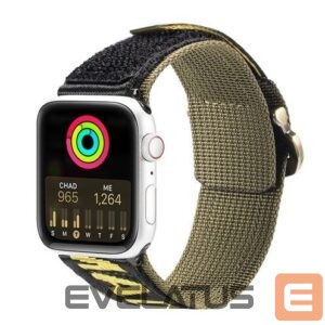 Strap Dux Ducis  Strap (Outdoor Version) strap Apple Watch Ultra, SE, 8, 7, 6, 5, 4, 3, 2, 1 (49, 45, 44, 42 mm) Black Yellow