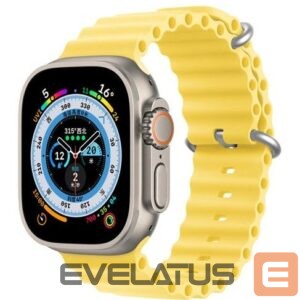 Rihm Dux Ducis  Strap Watch Strap 8 / 7 / 6 / 5 / 4 / 3 / 2 / SE (41 / 40 / 38mm) Silicone Band Bracelet Yellow