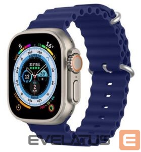 Dirželis Dux Ducis Apple Silicone Strap for Apple Watch 38/40/41/42MM Navy Blue