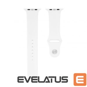 Strap Connect  Watch 42/44/45mm Silicone Loop Watch Strap (140mm M/L) White