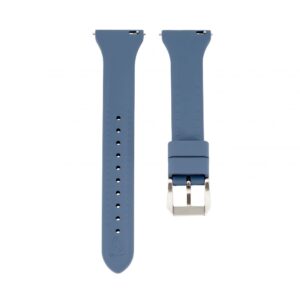 Siksniņa Connect  20mm T-buckle Silicone Loop Watch Strap (130mm M/L) Blue