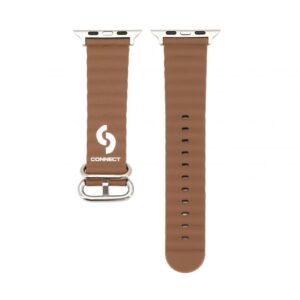 Dirželis Connect  Watch 38/40/41mm Marine leather Watch Strap Brown