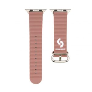 Siksniņa Connect  Watch 42/44/45mm Marine leather Watch Strap Smoky Purple