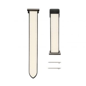 Strap Connect  20mm Silicone Leather Watch Straps with Magnetic White