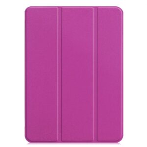 Maciņš grāmata iLike  iPad Air 3 10.5 3rd Gen / iPad Pro Tri-Fold Eco-Leather Stand Case Purple