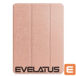 Book case iLike  Galaxy Tab A8 10.1 T510 / T515 Tri-Fold Eco-Leather Stand Case Rose Gold