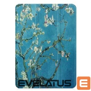 Book case iLike  Galaxy Tab A8 10.1 T510 / T515 Tri-Fold Eco-Leather Stand Case Sakura 