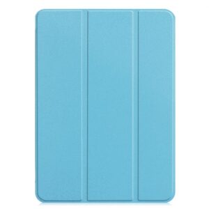 Knygos tipo dėklas iLike  Galaxy Tab A9 / A11 8.7 X110 Tri-Fold Eco-Leather Stand Case Sky Blue