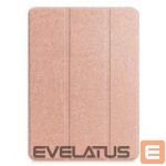 Kaaned iLike  Tab P12 12.7 Tri-Fold Eco-Leather Stand Case Rose Gold