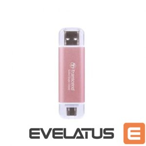 Kõvaketas SSD Transcend  SSD USB-C 1TB EXT. PINK/TS1TESD300P 