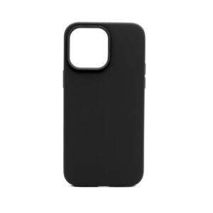 Back panel cover Connect Apple iPhone 14 Pro Premium Magsafe Soft Touch Silicone Case New Function Black