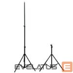 LED spuldze Elight  16M Premium Stable Metal Tripod Stand 1.6m max 1/4 screw Led Ring / Camera fix Black