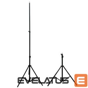 LED bulb Elight  16M Premium Stable Metal Tripod Stand 1.6m max 1/4 screw Led Ring / Camera fix Black