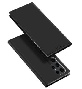 Kaaned - kaaned Dux Ducis Samsung Galaxy S24 Ultra with flap Skin Pro case Black