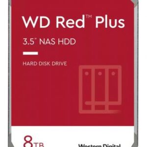 Hard drive HDD Western Digital  HDD SATA 8TB 6GB/S 256MB/RED PLUS WD80EFPX WDC 