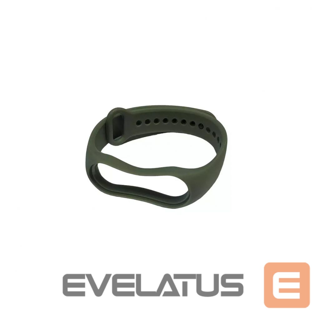 Strap iLike Silicone Strap Mi Band 5 / 6 / 7 (18x250mm) Khaki Green