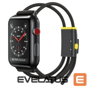 Strap Baseus  Let's Go Adjustable Sport Band for Apple Watch 42 / 44 / 45mm Black Yellow