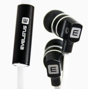 Wired headphones Evelatus  Hands Free EEP01 with mic Black
