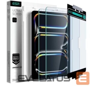 Apsauginiai stiklai iLike Apple ESR Armorite tempered glass for iPad Pro 13'' 2024 - 2 pcs. Transparent