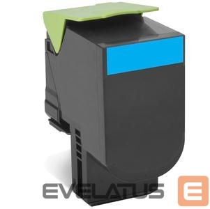 Aksesuāri un izejmateriāli LEXMARK  80C2HCE Cartridge, Cyan, 3000 pages 
