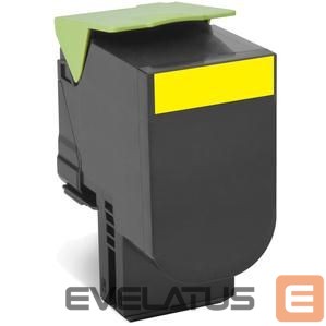 Aksesuāri un izejmateriāli LEXMARK  80C2HYE Cartridge, Yellow, 3000 pages 