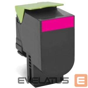 Aksesuāri un izejmateriāli LEXMARK  80C2HME Cartridge, Magenta, 3000 pages 