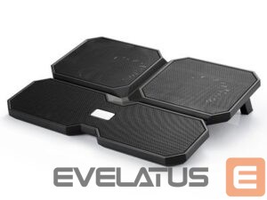 Austiņas ar mikrofonu Deepcool  Multicore x6 Notebook cooler up to 15.6" 	900g g, 380X295X24mm mm, Black 