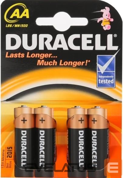 Muu arvutitarvik Duracell AA/LR6, Alkaline Basic MN1500, 4 pc(s)