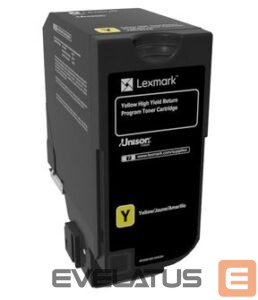 Aksesuāri un izejmateriāli LEXMARK  Genuine High Capacity Yellow Return Programme 84C2HY0 Toner Cartridge 