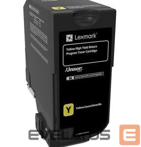 Printer accessories LEXMARK  Genuine High Capacity Yellow Return Programme 84C2HY0 Toner Cartridge 