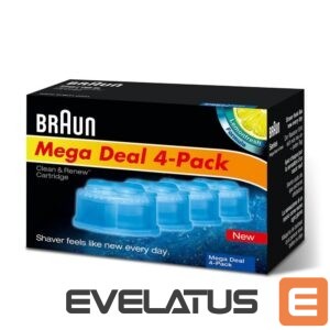 Accessories and filters Braun  Refills 4 Pack  Clean and Renew CCR4 3+1 