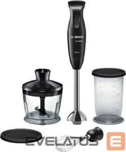 Mixers and blenders Bosch  Blender  CleverMixx MSM2650B  Hand Blender, 600 W, Number of speeds 12, Chopper, Black 