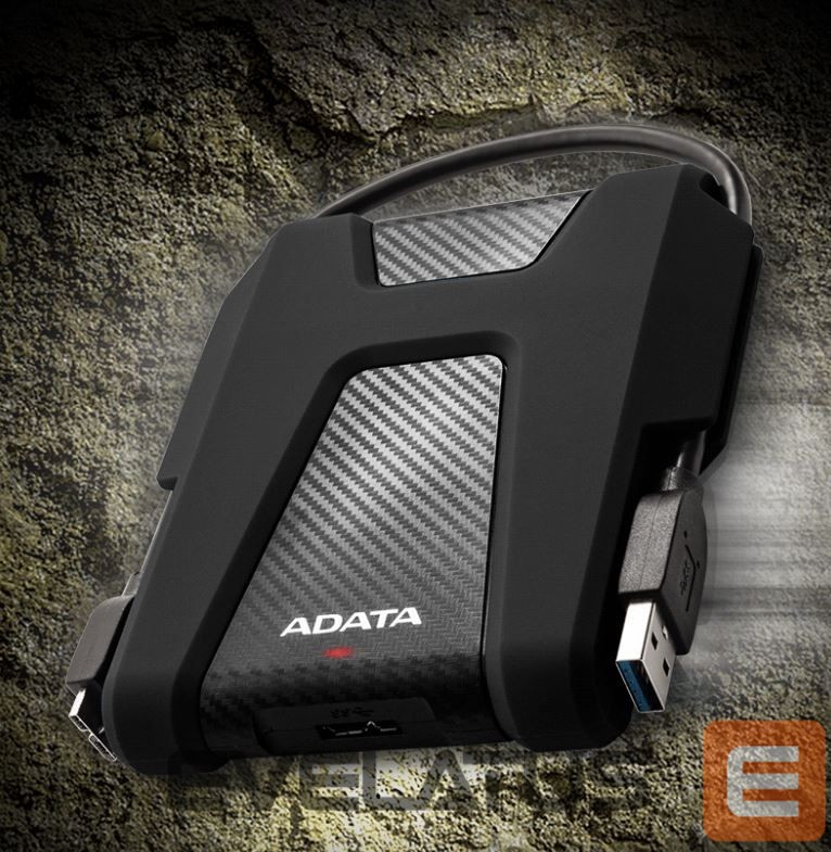 Flash drive ADATA External Hard Drive HD680 1000 GB, USB 3.1, Black