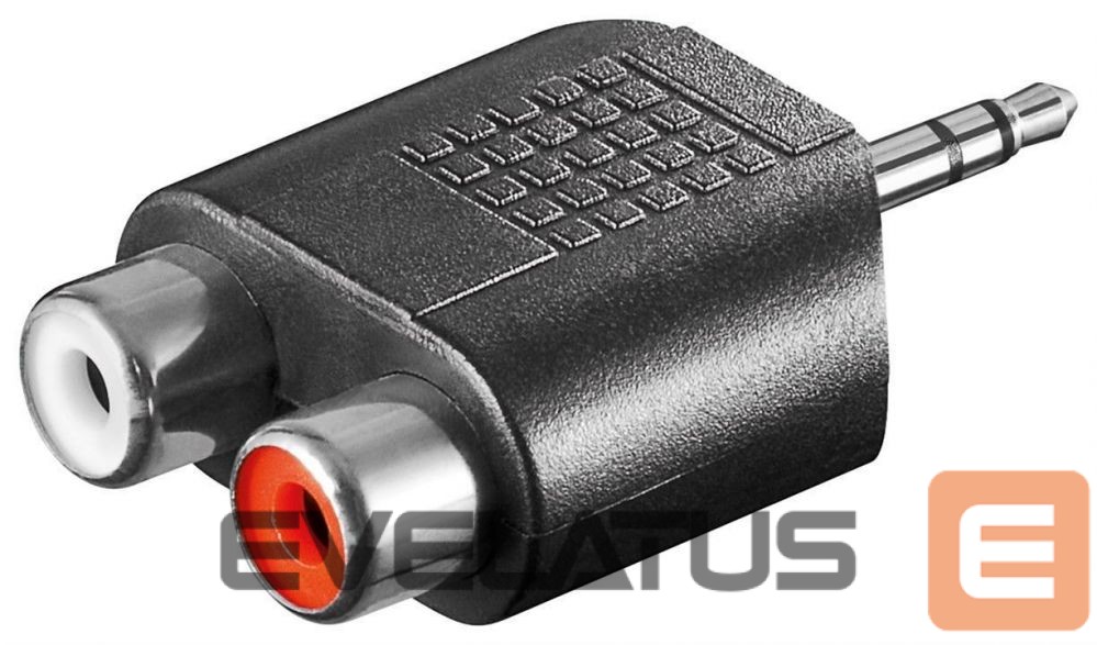 Other Computer Accessory Goobay RCA adapter AUX jack 3.5 mm male to 2 stereo female 11604