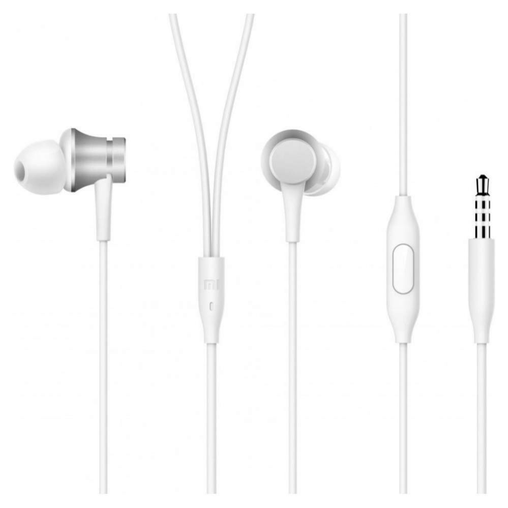 Kõrvaklapid Xiaomi Mi In-Ear Headphones Basic ZBW4355TY 3.5 mm, Silver, Built-in microphone White