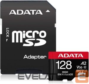 Memory cards ADATA  AUSDX128GUI3V30SHA2-RA1 Memory Card 128 GB, MicroSDXC, Flash memory class 10, Adapter, 80 MB/s, 100 MB/s 