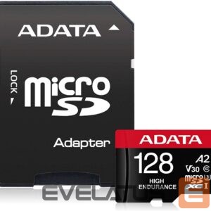 Mälukaardid ADATA  AUSDX128GUI3V30SHA2-RA1 Memory Card 128 GB, MicroSDXC, Flash memory class 10, Adapter, 80 MB/s, 100 MB/s 