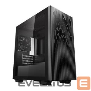 Computer case Deepcool  MATREXX 40 3FS Black, Micro ATX, 4, USB 3.0 x 1; USB 2.0 × 1; Audio x 1, ABS+SPCC+Tempered Glass, Pre-installed: Rear: 1×120mm LED fan; Front:120mm×2 LED fan 