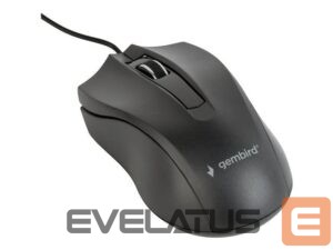 Kompiuterio pelė Gembird  Optical Mouse MUS-3B-01 USB, Black 