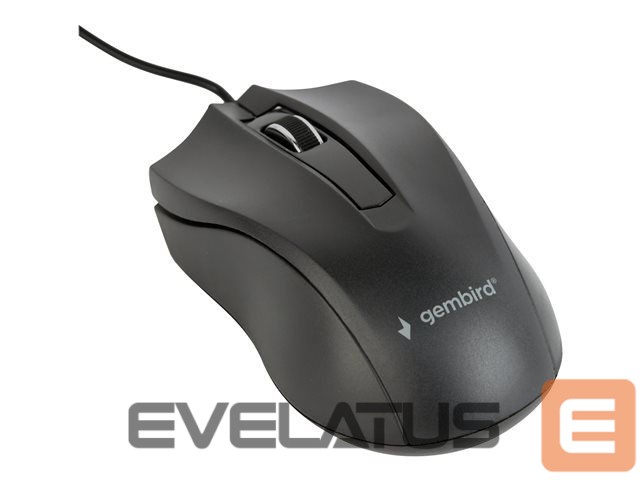 Datora pele Gembird Optical Mouse MUS-3B-01 USB, Black